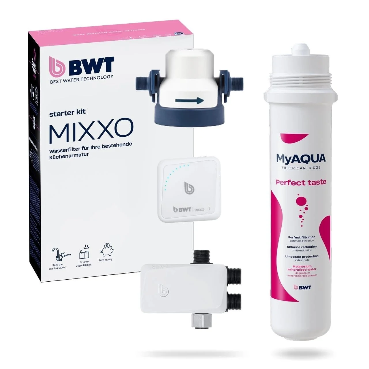 Фильтр для воды BWT MIXXO / MyAQUA Mineralizer / Bluetooth / Wi-Fi, фото №1