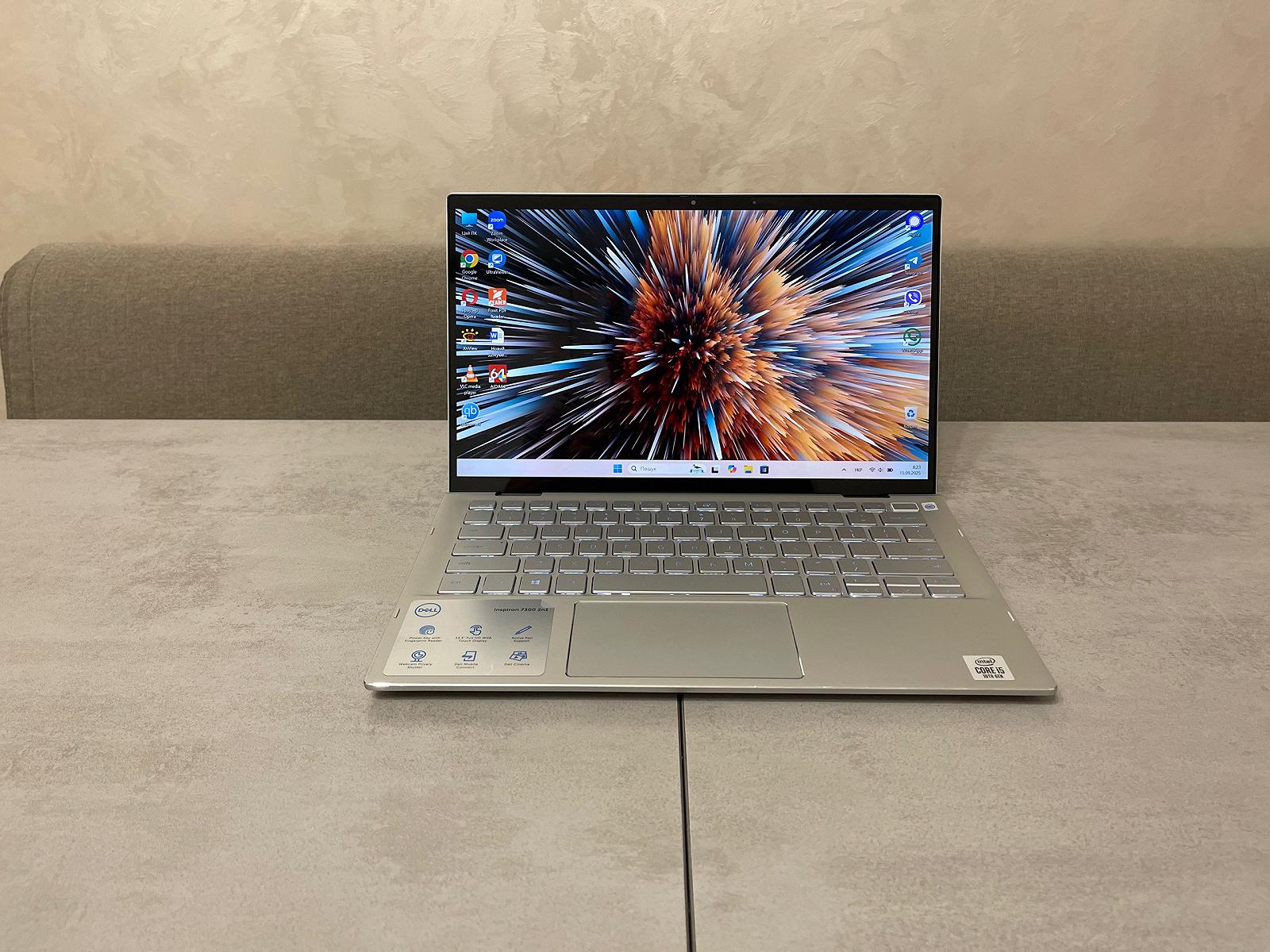 Ноутбук-трансформер Dell Inspiron 7300 2 in 1, 13,3" сенсор FHD IPS, i5-10210U, 8GB, 512GB SSD. Гарантія, фото №4