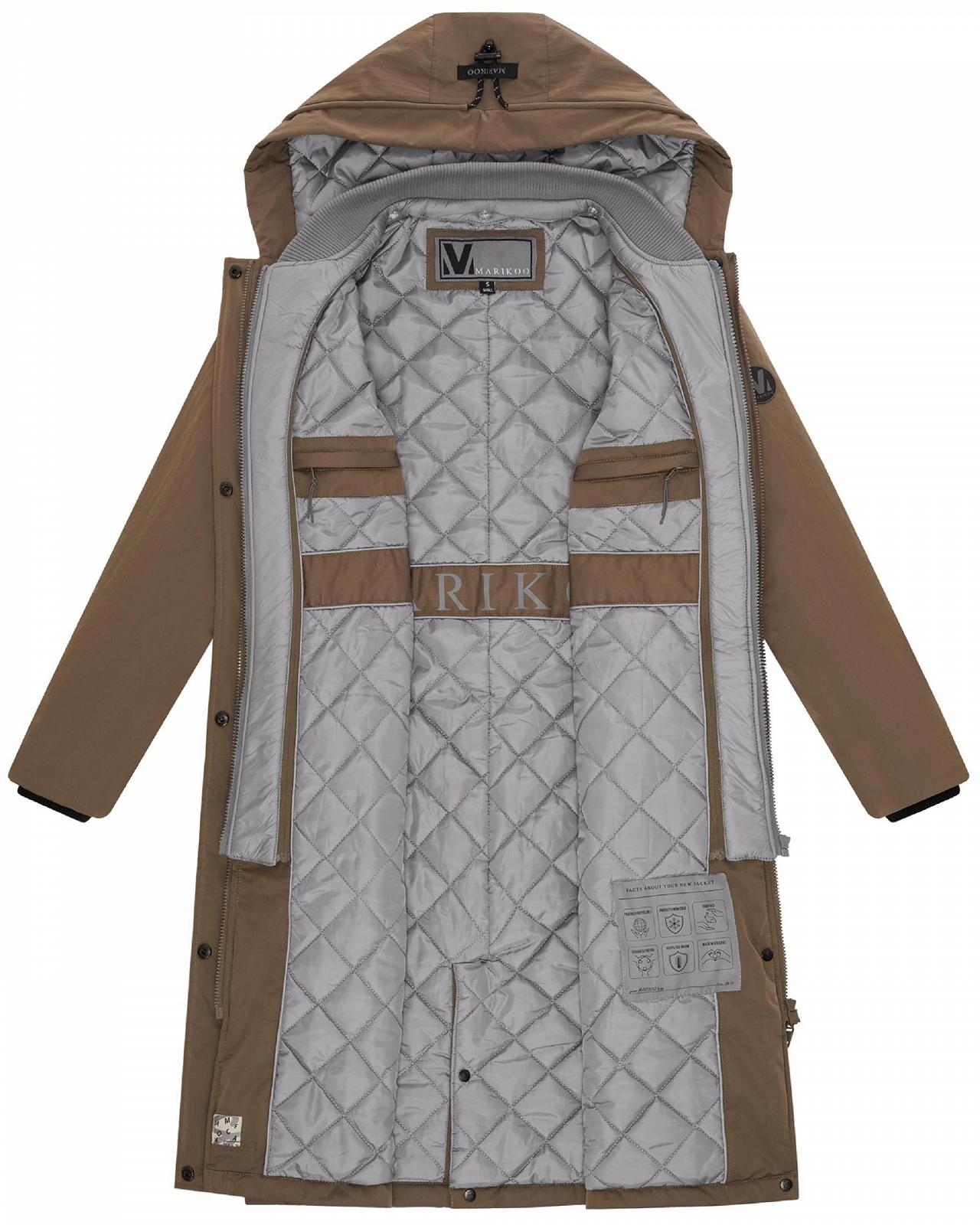 Куртка Перехідна Жіноча Marikoo Ledalaa 16 Знімний В'язаний Комір Велика Капюшон, фото №6 Куртка Перехідна Жіноча Marikoo Ledalaa 16 Знімний В'язаний Комір Велика Капюшон, фото №6