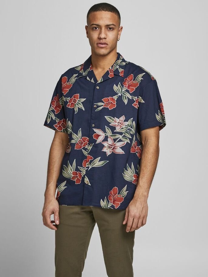 Рубашка Jack&Jones 12174064 Темно-синий M, фото №1