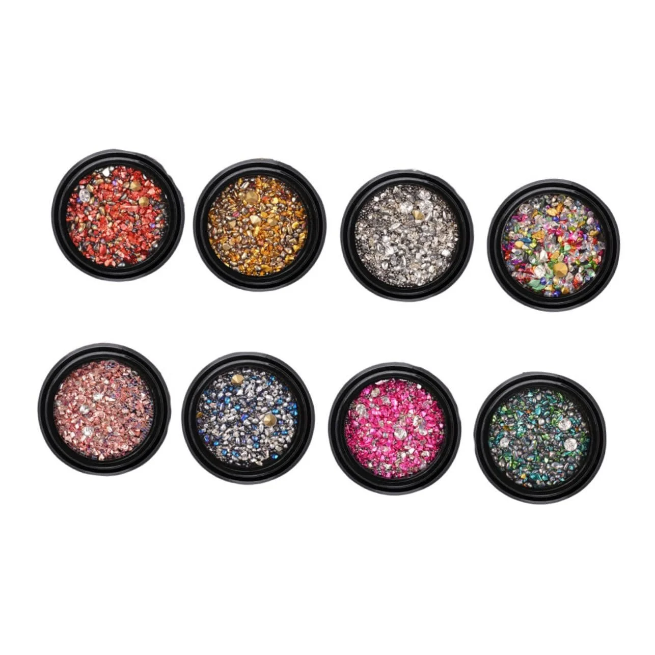 Стрази Діамантові. Багатоколірні Блискітки для нігтів, фото №1