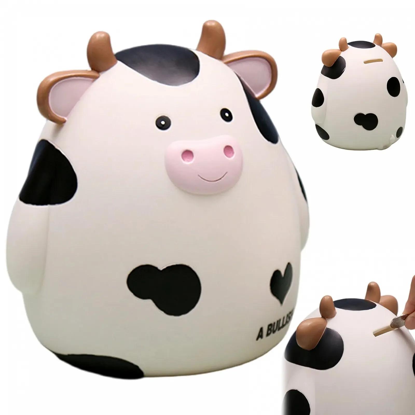 Скарбничка у формі корови мультяшна декоративна креативна для дітей та дорослих, фото №7