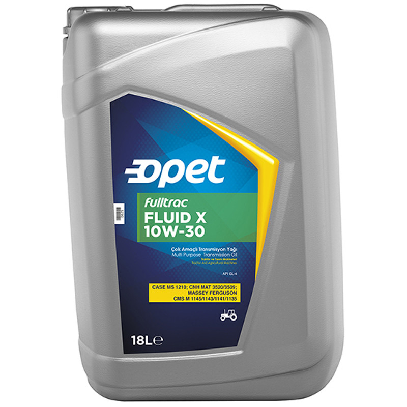 Масло трансмиссионное Opet FULLTRAC FLUID X 10W-30 UTTO 18л 18L, фото №1