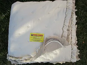 Покривало на двоспальне ліжко з вуаллю віла. Розмір: 265 x 270 см. synthetic.ua - Фото 1