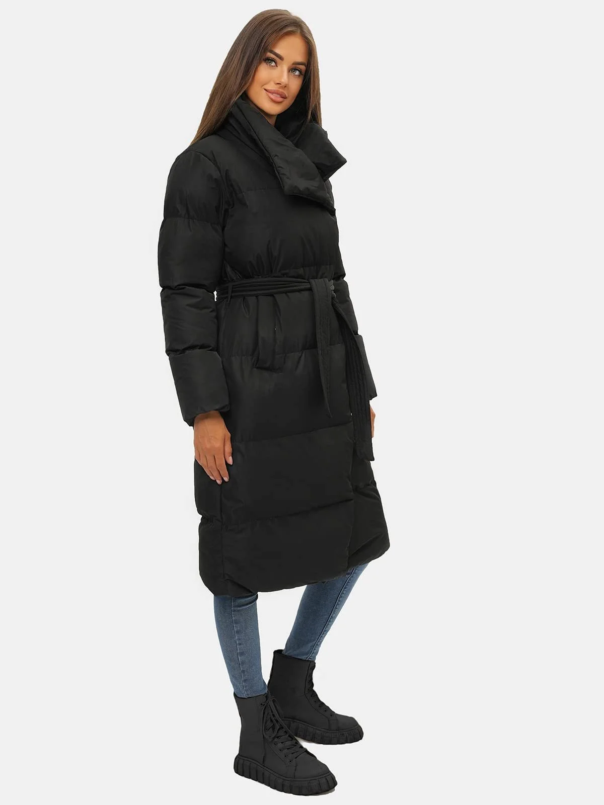 Женское зимнее пальто OZONEE JS/M737, фото №3 Женское зимнее пальто OZONEE JS/M737, фото №3