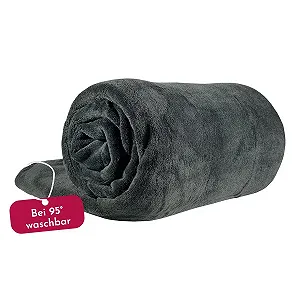 Покривало Clinotest XL М'яка 150 x 220 см - Чорний - Фото 1