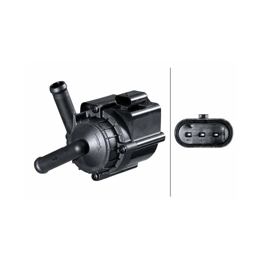 Дополнительный водяной насос HELLA 8TW 358 413-191 контура охлаждения для BMW, фото №1