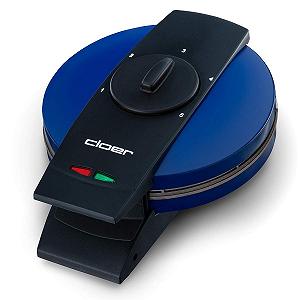 Вафельница Cloer 2632 Crescent с гербом Восточной Фрисландии для тонких, хрустящих круассанов, 750 Вт, диаметр поверхности для выпечки 14,5 см, плавно регулируемая степень подрумянивания, синяя. - Фото 1