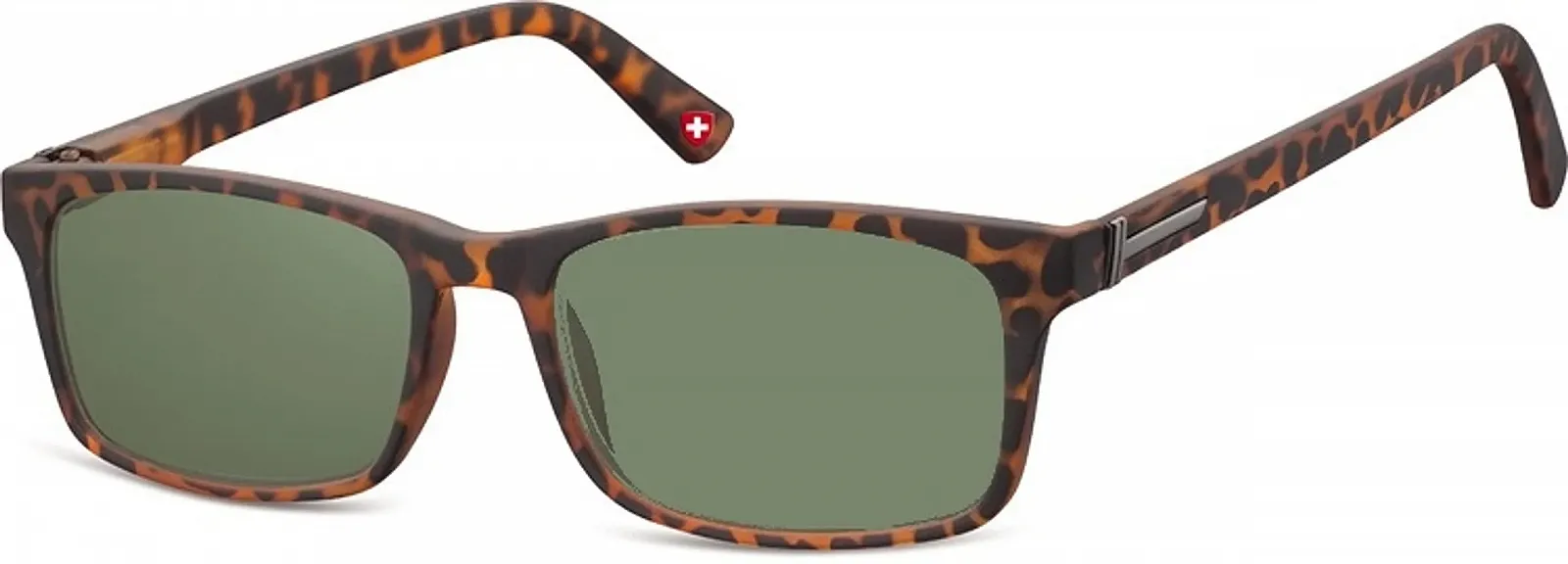 Сонцезахисні окуляри Montana Mr73as Унісекс Прямокутні Tortoise Brown, фото №1