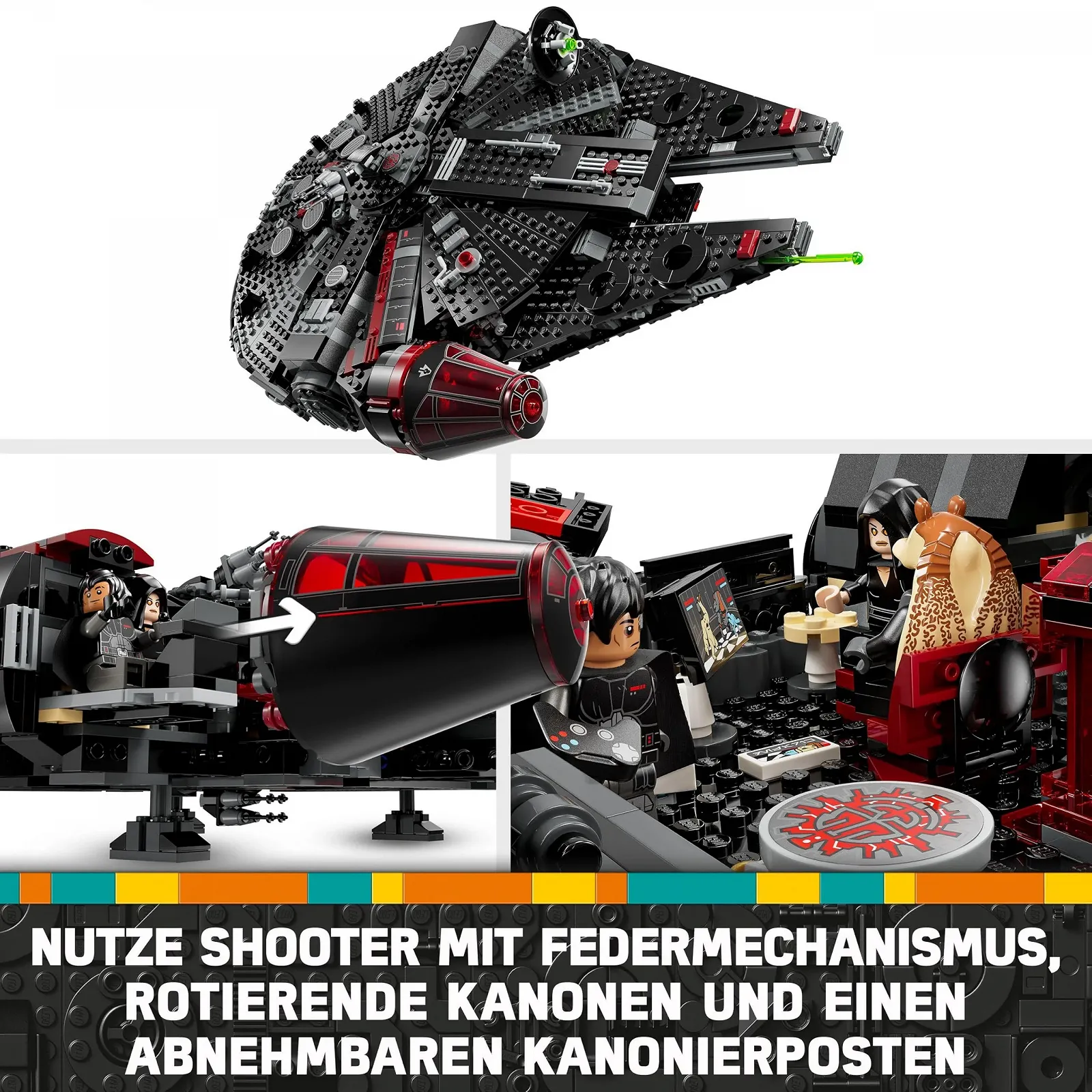 LEGO Star Wars Темний Сокіл Тисячоліття 75389, фото №4 LEGO Star Wars Темний Сокіл Тисячоліття 75389, фото №4