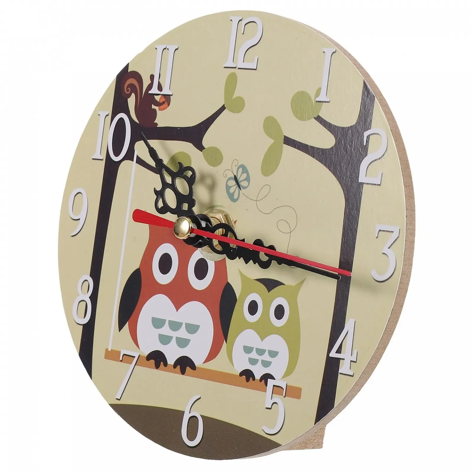 Настільний годинник у вінтажному стилі VICASKY, безшумний, мультяшний, для спальні та кабінету, на батарейках, тихий, фото №1