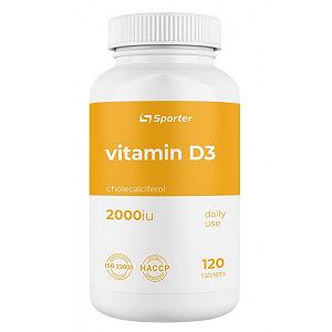 Витамин D3 Sporter Vitamin 2000 ME 120 софт гель - Фото 1