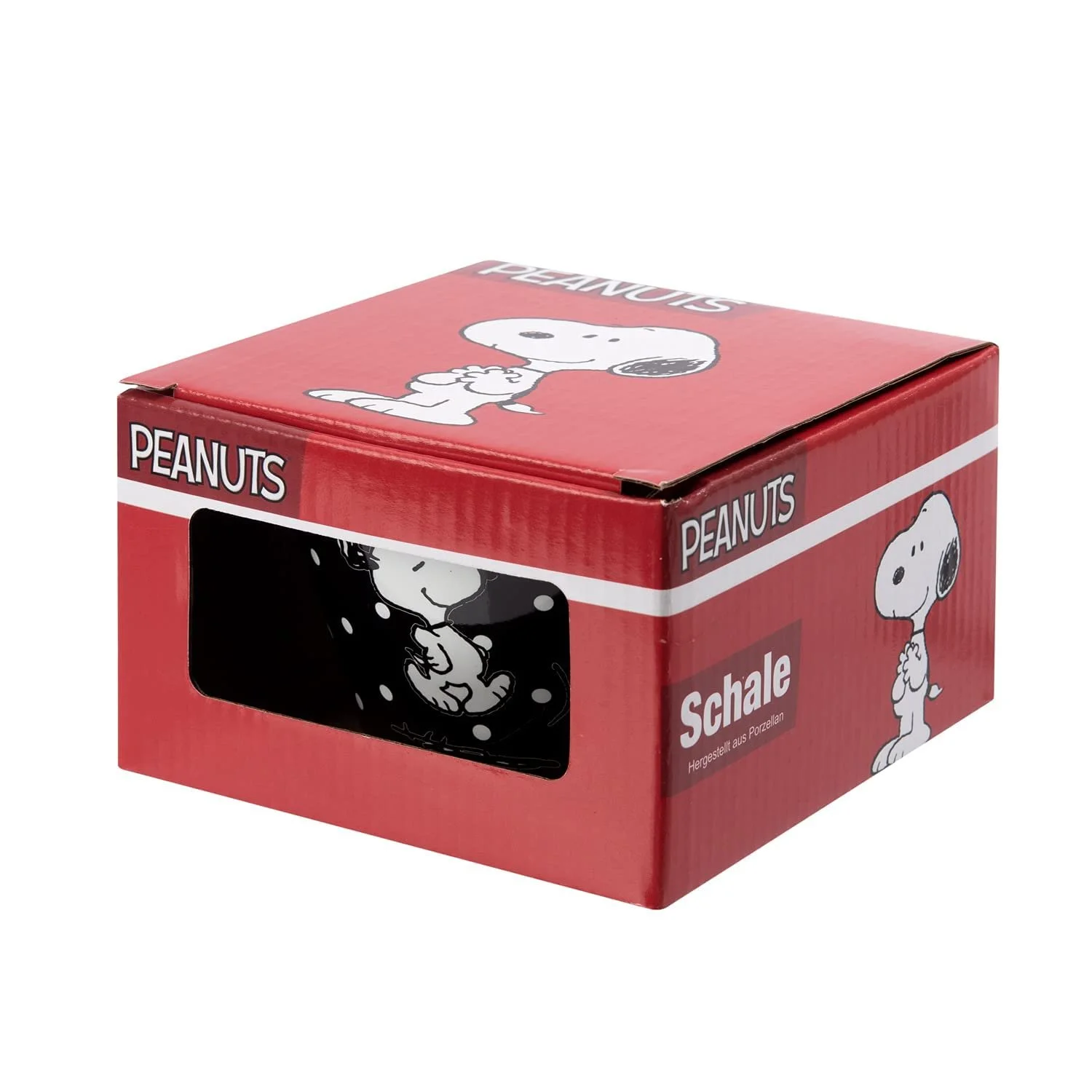 Миска для завтрака United Labels The Peanuts Snoopy Черная с пятнами Фарфор 500 мл, фото №5 Миска для завтрака United Labels The Peanuts Snoopy Черная с пятнами Фарфор 500 мл, фото №5