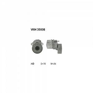 Натяжитель поликлинового ремня SKF VKM 35008 для OPEL VAUXHALL, левый, средний - Фото 1