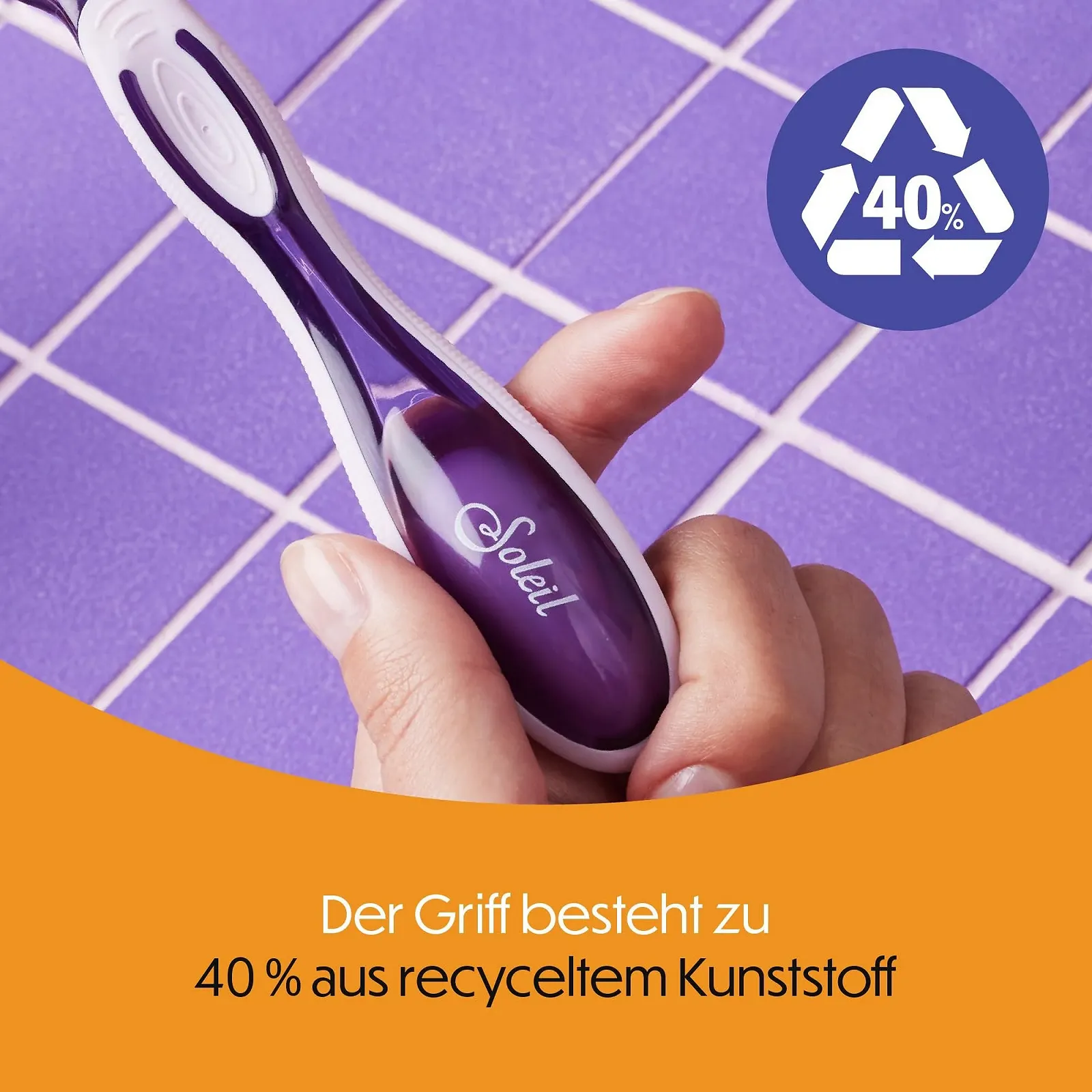 Женская бритва BIC Click 5 Soleil с 10 сменными кассетами по 5 лезвий Aloe Vera & Vitamin E, фото №6