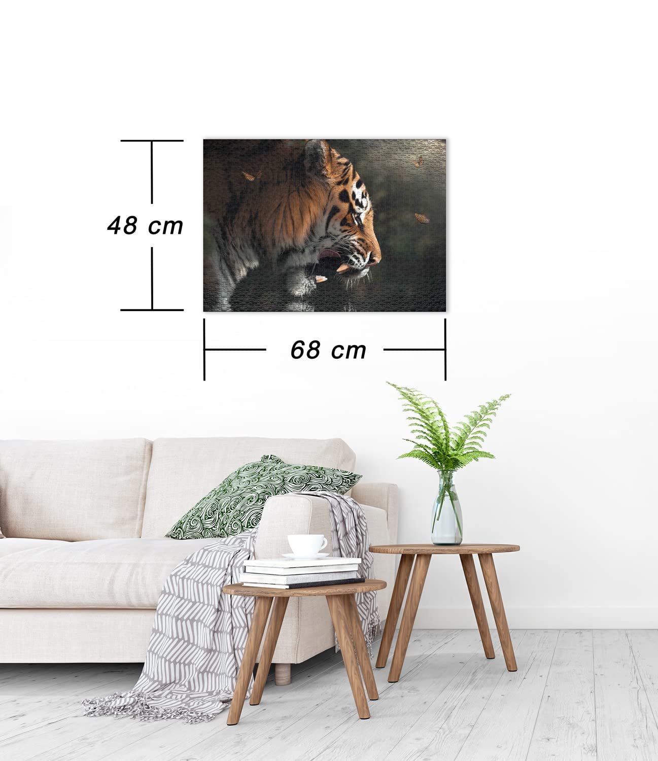 Пазл Ulmer Puzzleschmiede Art & Animals Rumble in The Jungle 1000 элементов для взрослых, фото №3