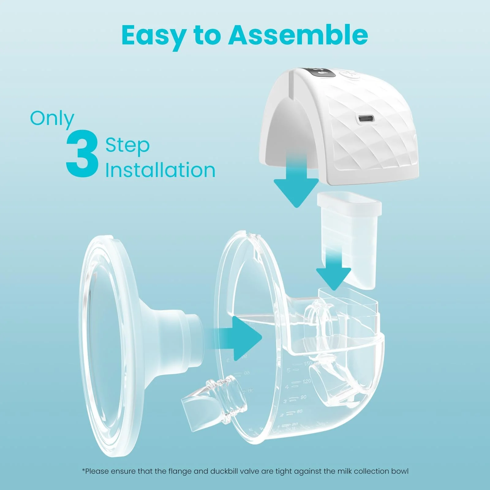 Молоковідсмоктувач Paruu P10 Електричний Hands-Free, 4 режими 9 рівнів з фланцем 19/21/24/28 мм, 338mmHg Сильна сила всмоктування, Портативний електричний зі Smart-дисплеєм (2, Білий), фото №7 Молоковідсмоктувач Paruu P10 Електричний Hands-Free, 4 режими 9 рівнів з фланцем 19/21/24/28 мм, 338mmHg Сильна сила всмоктування, Портативний електричний зі Smart-дисплеєм (2, Білий), фото №7