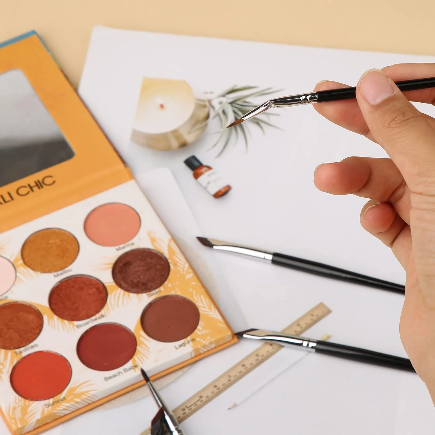 Набор кистей для подводки Sickle Precision Ultrafine 6 штук, фото №6 Набор кистей для подводки Sickle Precision Ultrafine 6 штук, фото №6