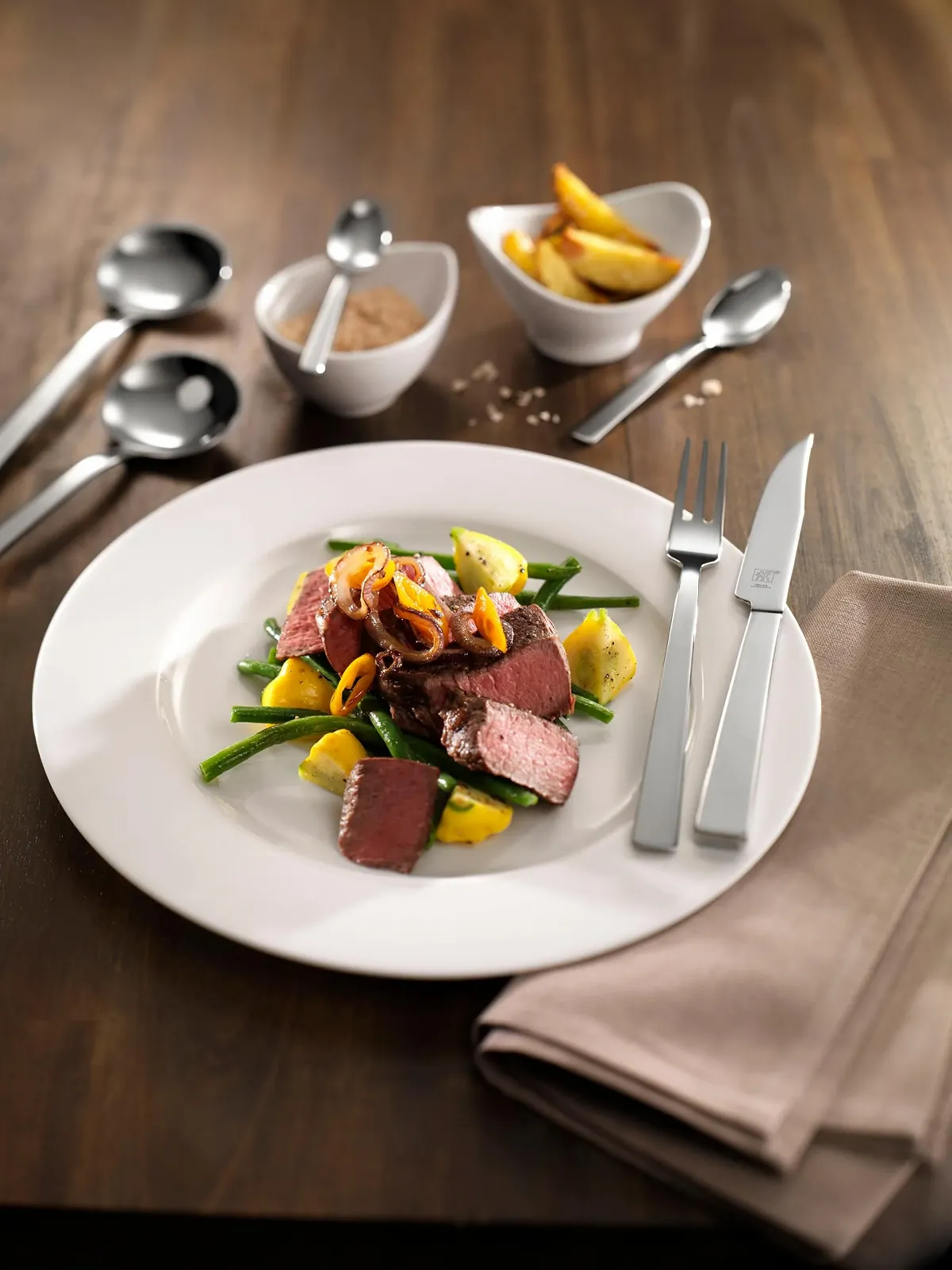 Столові прибори Zwilling 07150-259-0 Dinner, набір стейкових приборів, 2 предмети, нержавіюча сталь, фото №4 Столові прибори Zwilling 07150-259-0 Dinner, набір стейкових приборів, 2 предмети, нержавіюча сталь, фото №4