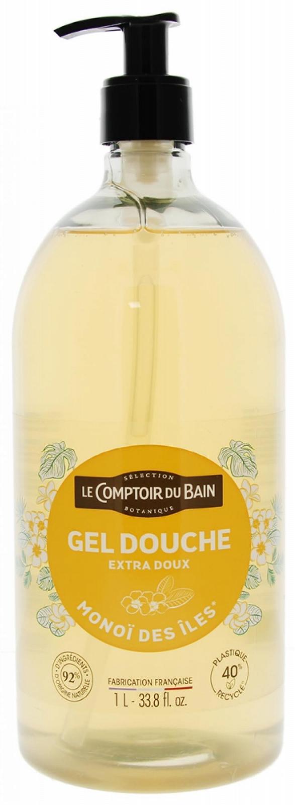 Гель для душу Le Comptoir du Bain Monoï des Iles 1 л, фото №1