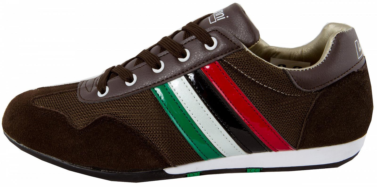 Кросівки Luvanni чоловічі повсякденні, для фітнесу, для дорослих, для вулиці, смугасті, італійський, сучасний дизайн, низькі, із замші натуральної шкіри, фото №7