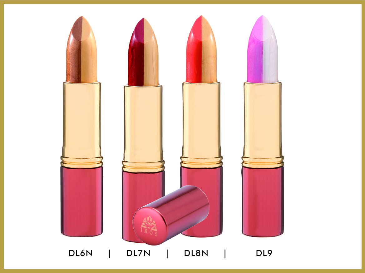Помада Ikos Duo Lippenstift permuttrosa-wildrose DL 9N, фото №3