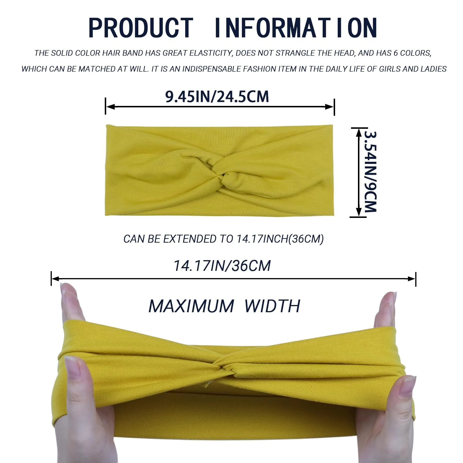 Пов'язка на голову жіноча широка еластична м'яка літня в стилі бохо, фото №2 Пов'язка на голову жіноча широка еластична м'яка літня в стилі бохо, фото №2