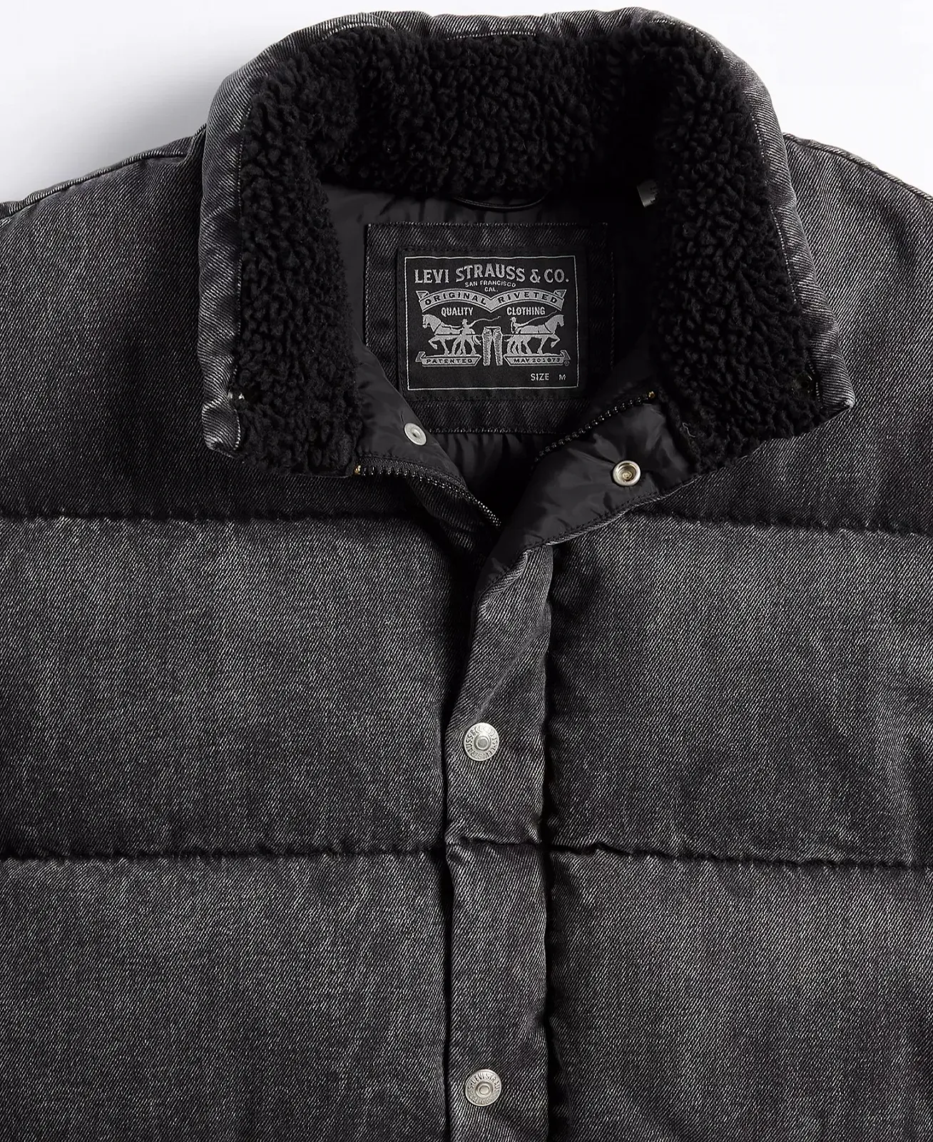 Мужская куртка Levis - Western Super Puffer Eclipse Puffer  - XL, фото №5