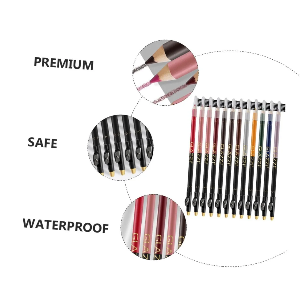 Карандаш для глаз minkissy, набор, фото №7