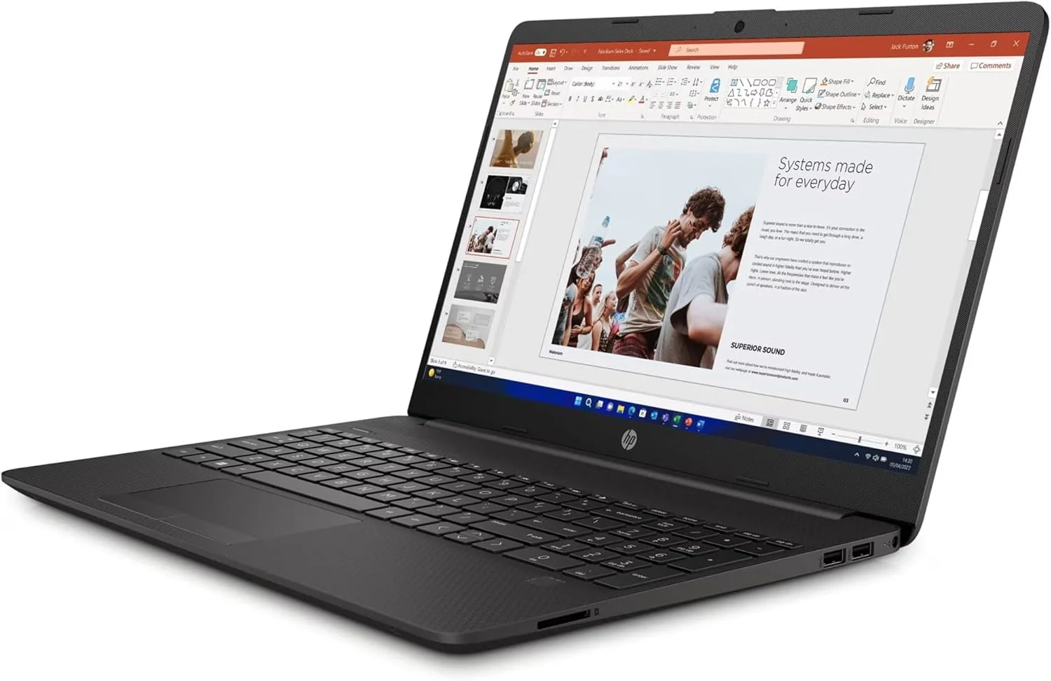 Ноутбук 15.6" HP 255 G10 AMD Ryzen 3 7320U RAM 8GB SSD 256GB Win11 (UKR), фото №3