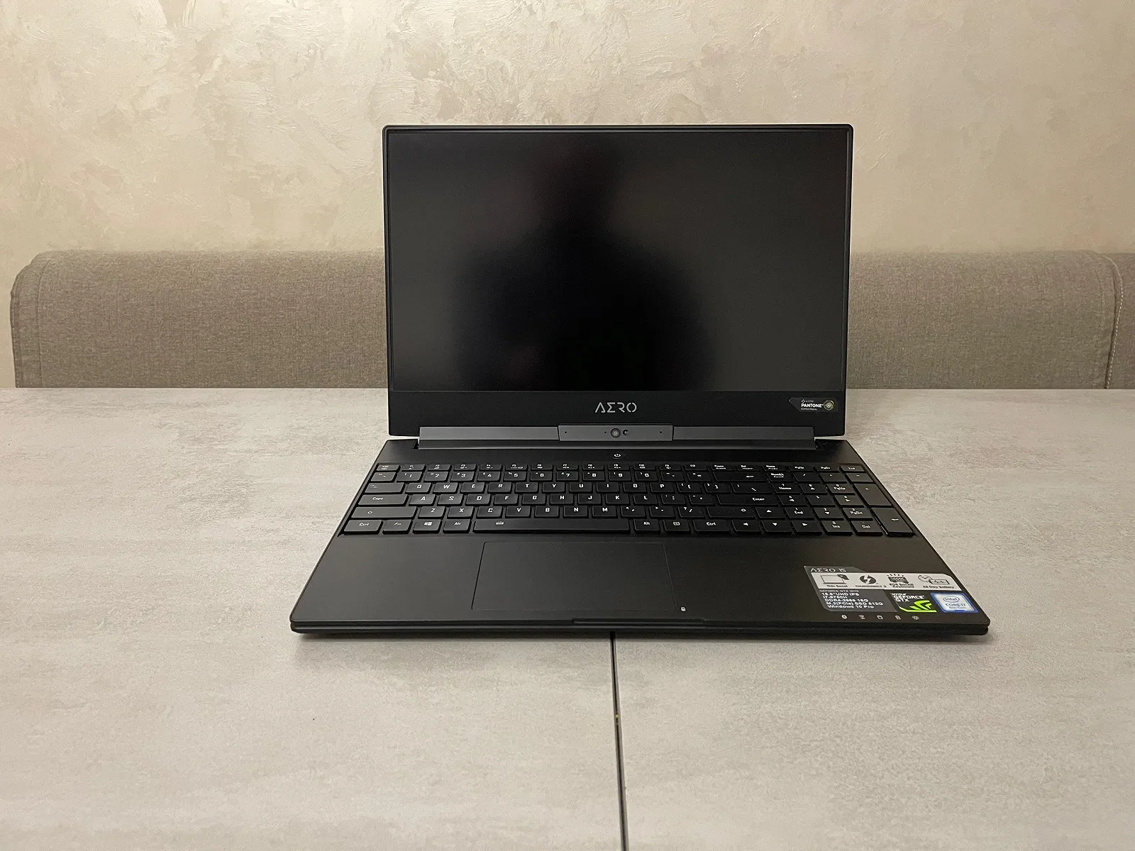 Ігровий ноутбук Gigabyte Aero 15XV8, 15,6" 4K IPS, i7-8750H, 16GB, 512GB, nVidia GeForce GTX 1070 8GB, фото №4