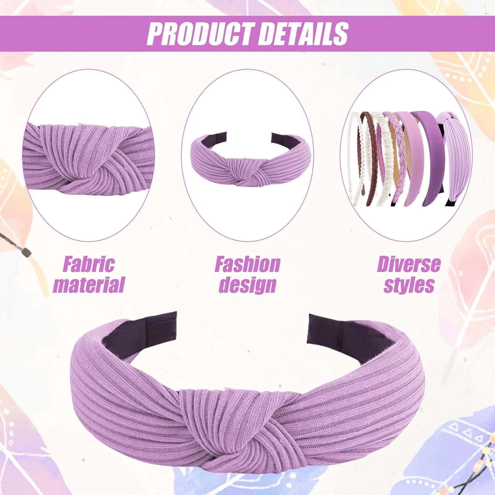 Набір обручів для волосся, фото №3 Набір обручів для волосся, фото №3