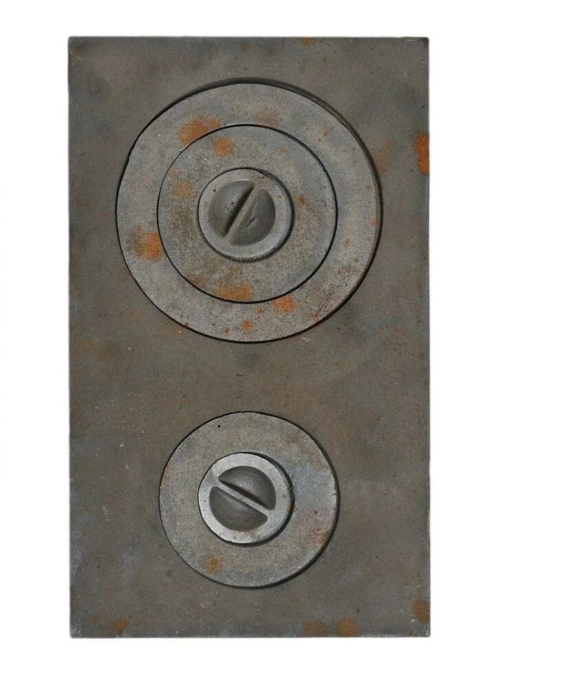 Плита чугунная 2-х комфорочная М (ПД-2) 340х580, фото №1 Плита чугунная 2-х комфорочная М (ПД-2) 340х580, фото №1