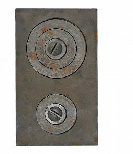 Плита чугунная 2-х комфорочная М (ПД-2) 340х580 - Фото 1