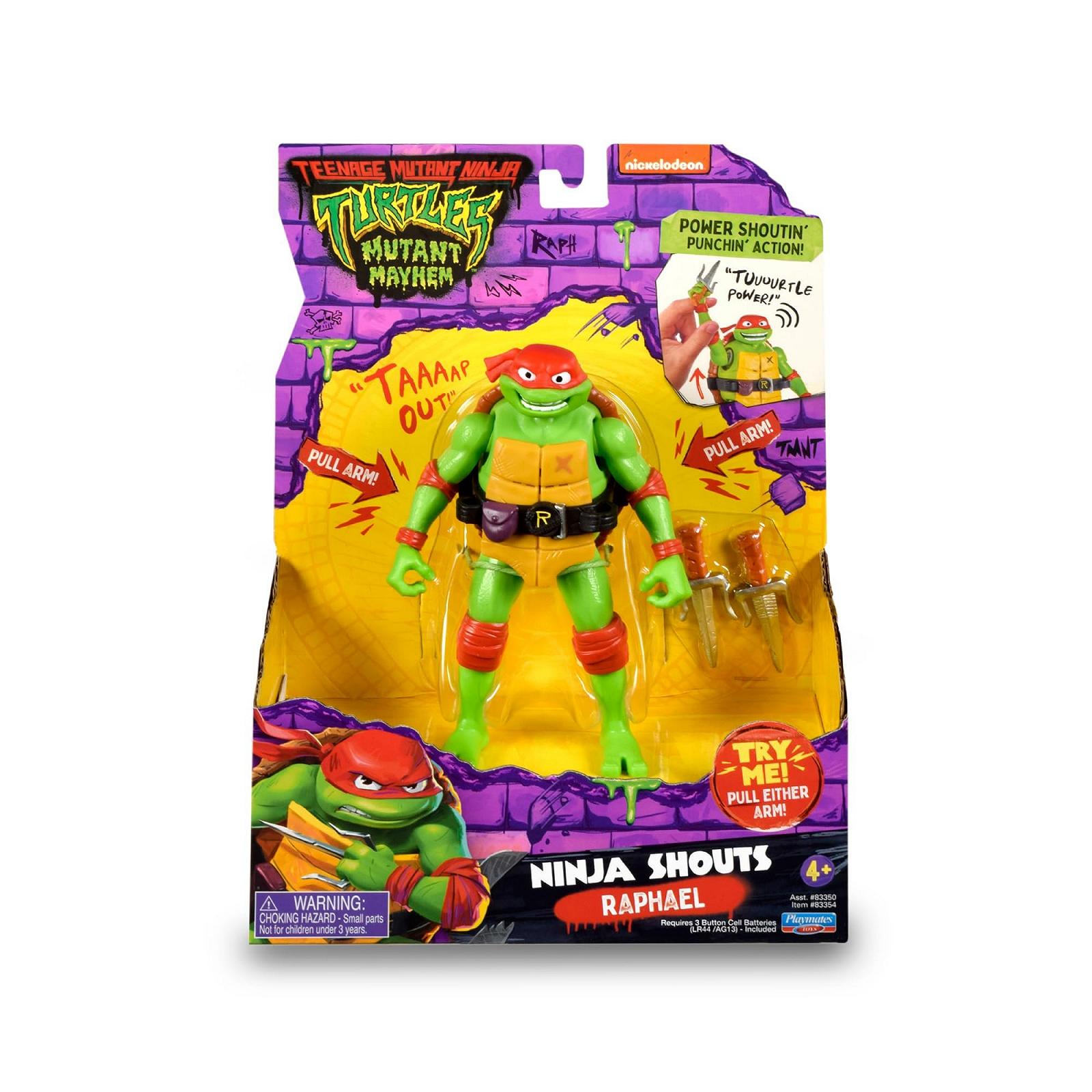 Фигурка Ninja Turtles Рафаэль 15 см с оружием и электронными функциями, фото №9