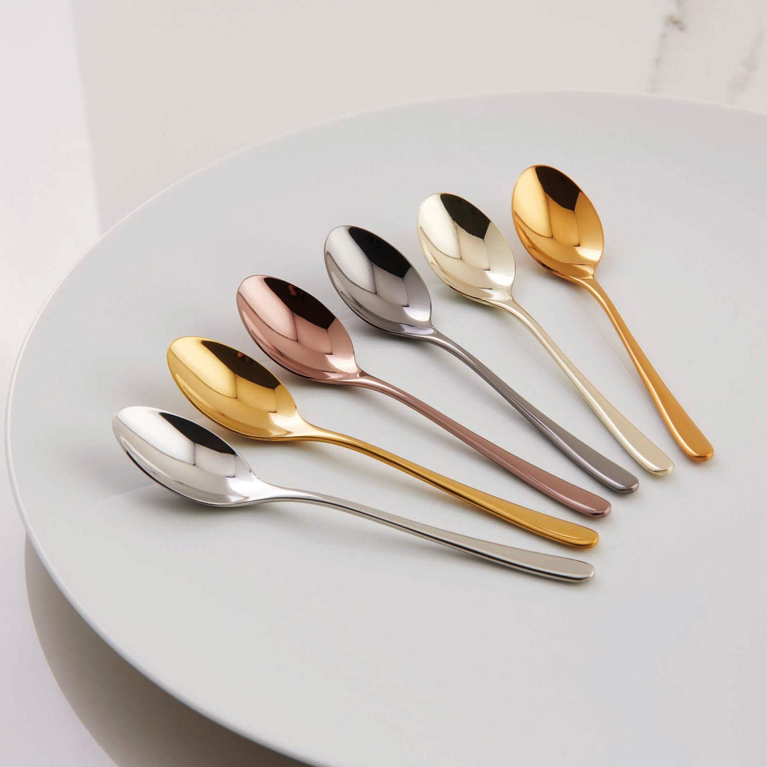 Ложки для эспрессо/ложка для мокко Rosenthal Sambonet Taste Multicoloured Нержавеющая сталь (набор 6 шт), фото №8 Ложки для эспрессо/ложка для мокко Rosenthal Sambonet Taste Multicoloured Нержавеющая сталь (набор 6 шт), фото №8