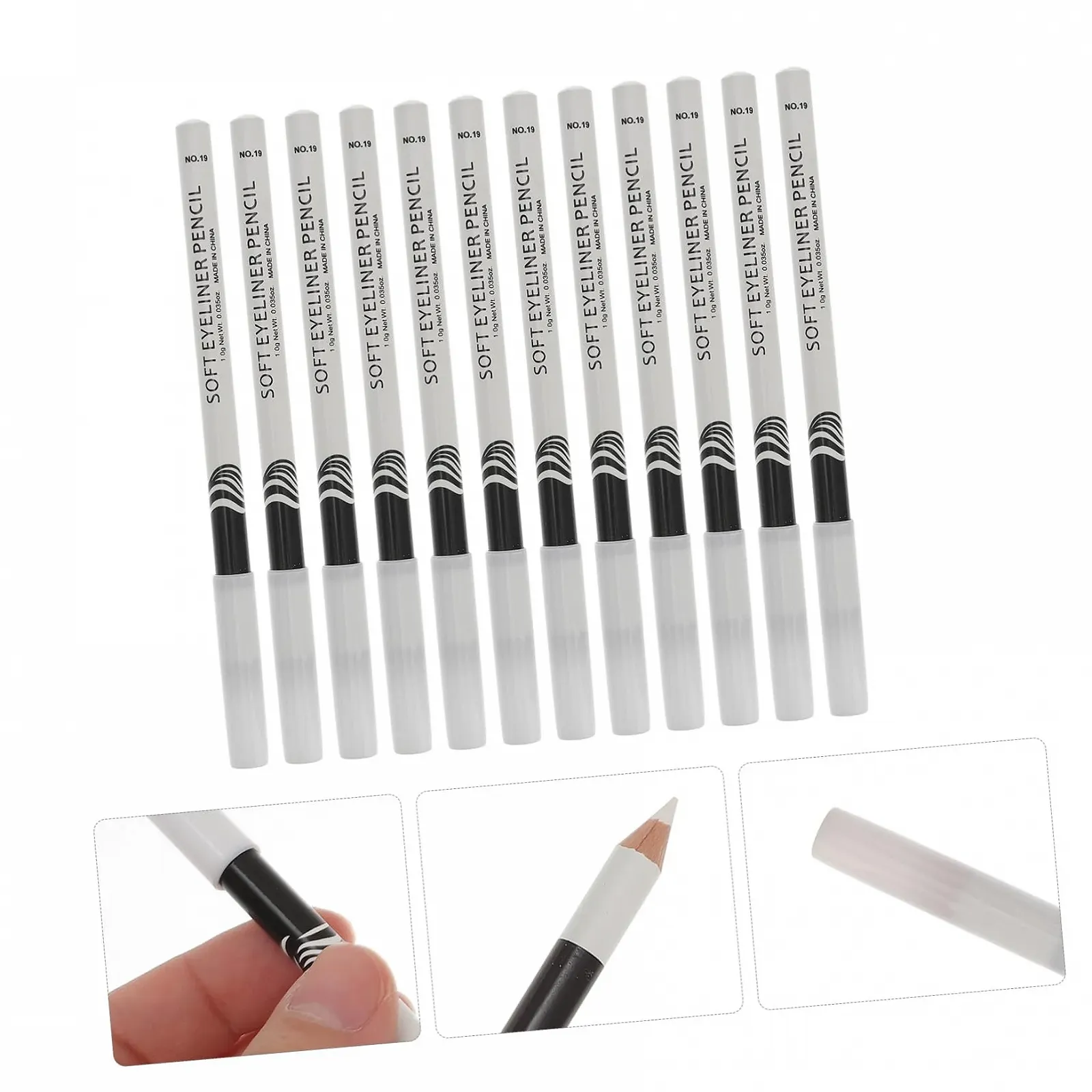 Олівець для очей minkissy Шовковий білий, фото №5 Олівець для очей minkissy Шовковий білий, фото №5