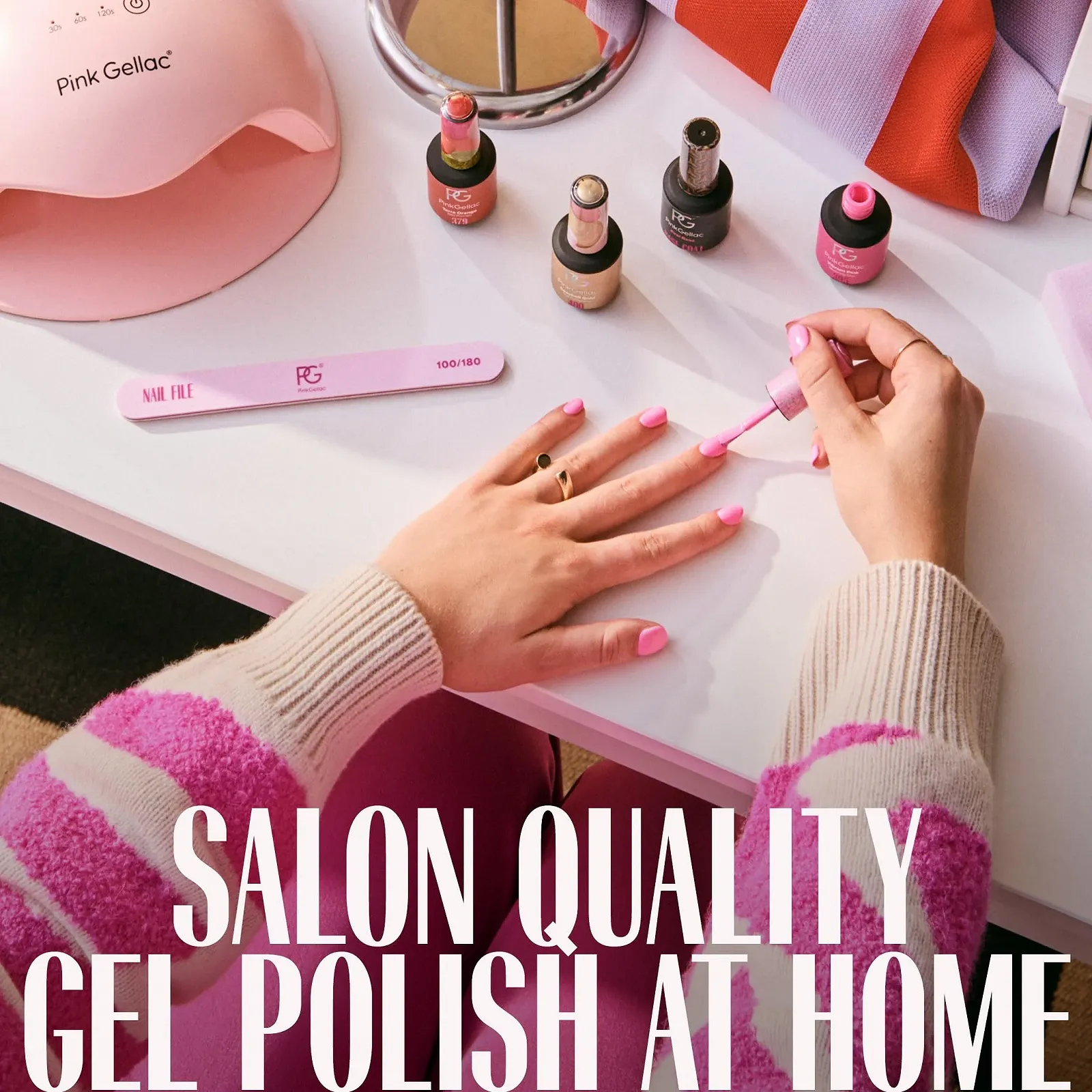 Гель-лак Pink Gellac 327 Mandarin Orange, 15 мл, оранжевый, фото №7