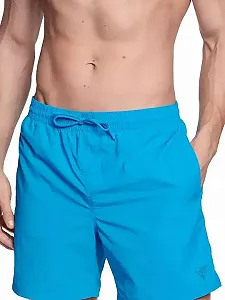 Чоловічі шорти GUESS F3GT00WFFI2 Light Blue - M synthetic.ua - Фото 1