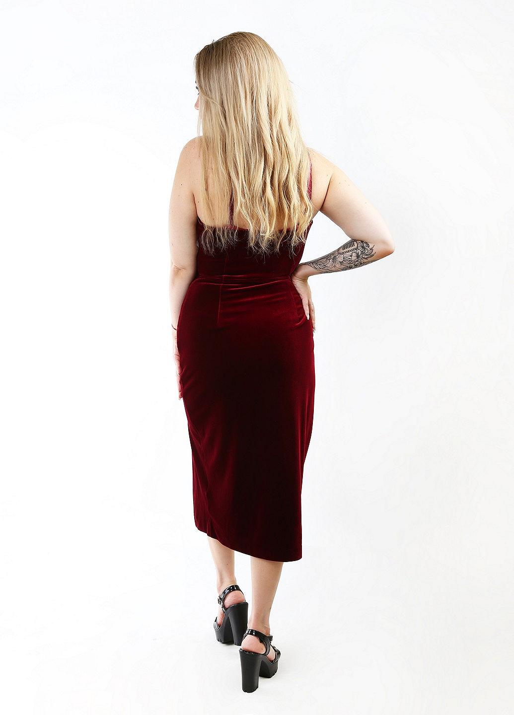 Платье GUESS 44 Бордовый (GDG-64g7558135z-Burgundy), фото №4 Платье GUESS 44 Бордовый (GDG-64g7558135z-Burgundy), фото №4