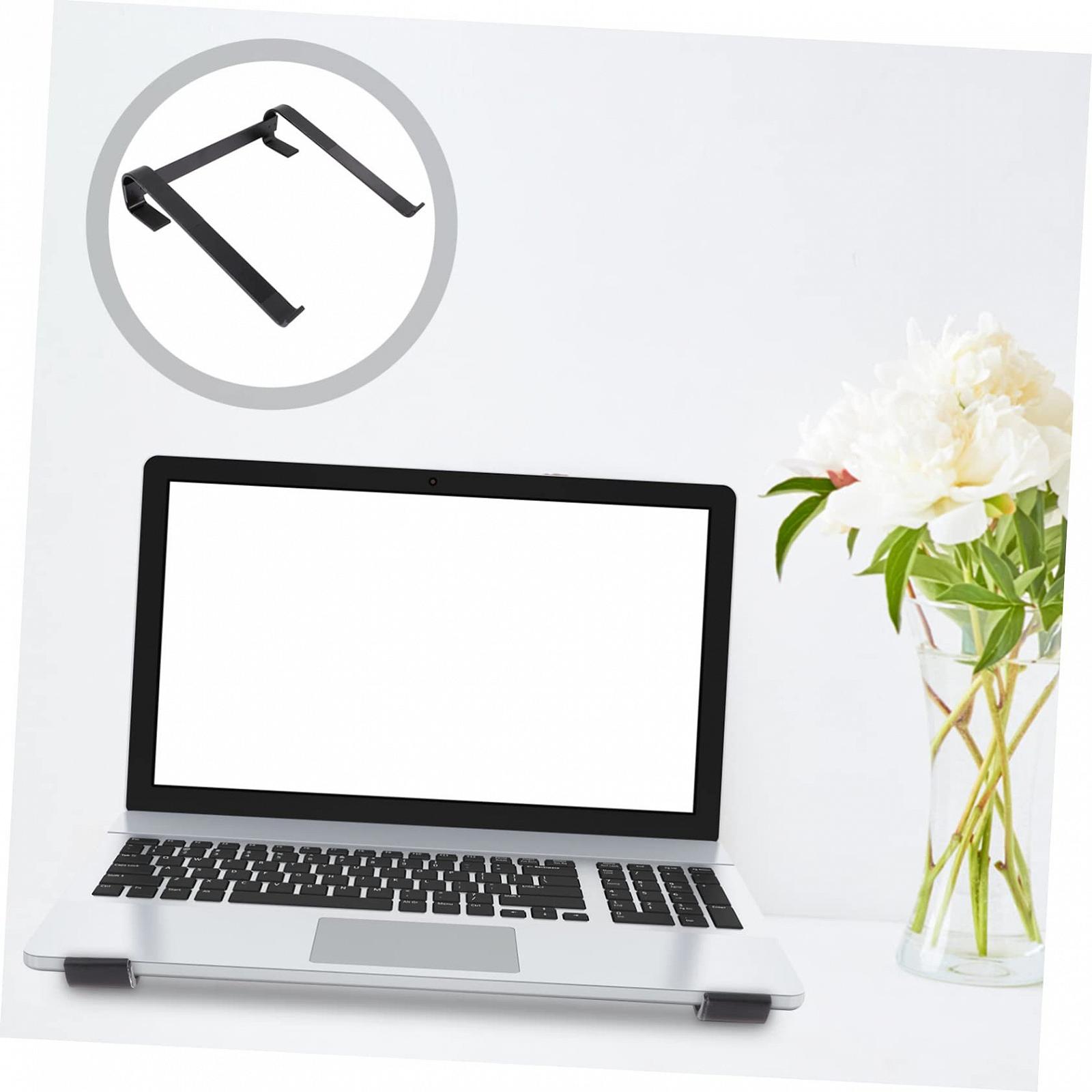 Підставка для ноутбука GALPADA з алюмінієвого сплаву, регульована по висоті охолоджуюча підставка для столу, портативна та стабільна, фото №9