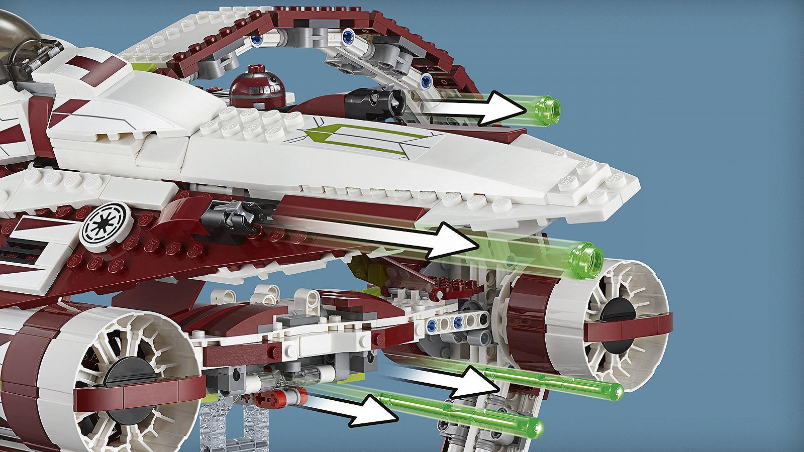 Конструктор Lego Star Wars 75191 - Jedi Starfighter™ з гіпердрайвом, фото №7