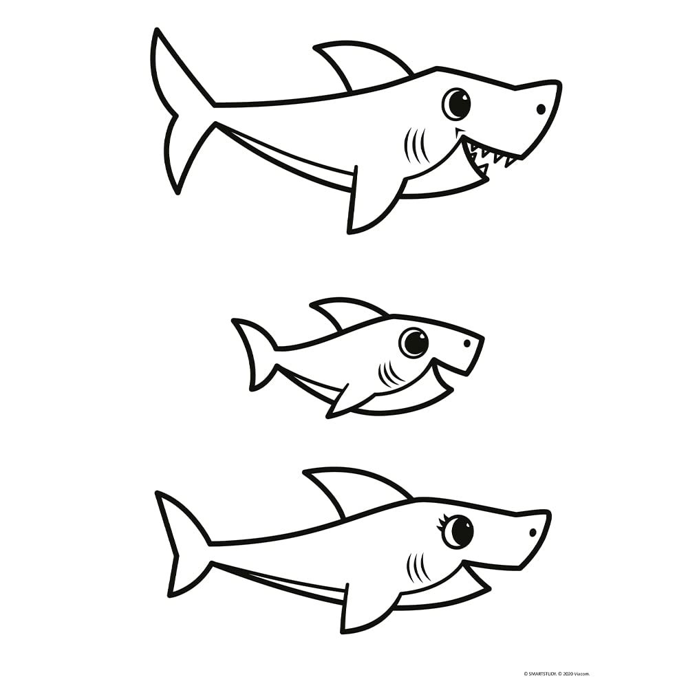 Пазл Trefl Primo Baby Shark Happy Shark Day 4 in 1 2 x 10 элементов, фото №8