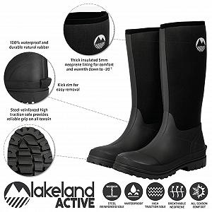 Резиновые Сапоги Lakeland Active Rydal Мужские Неопреновые synthetic.ua - Фото 1