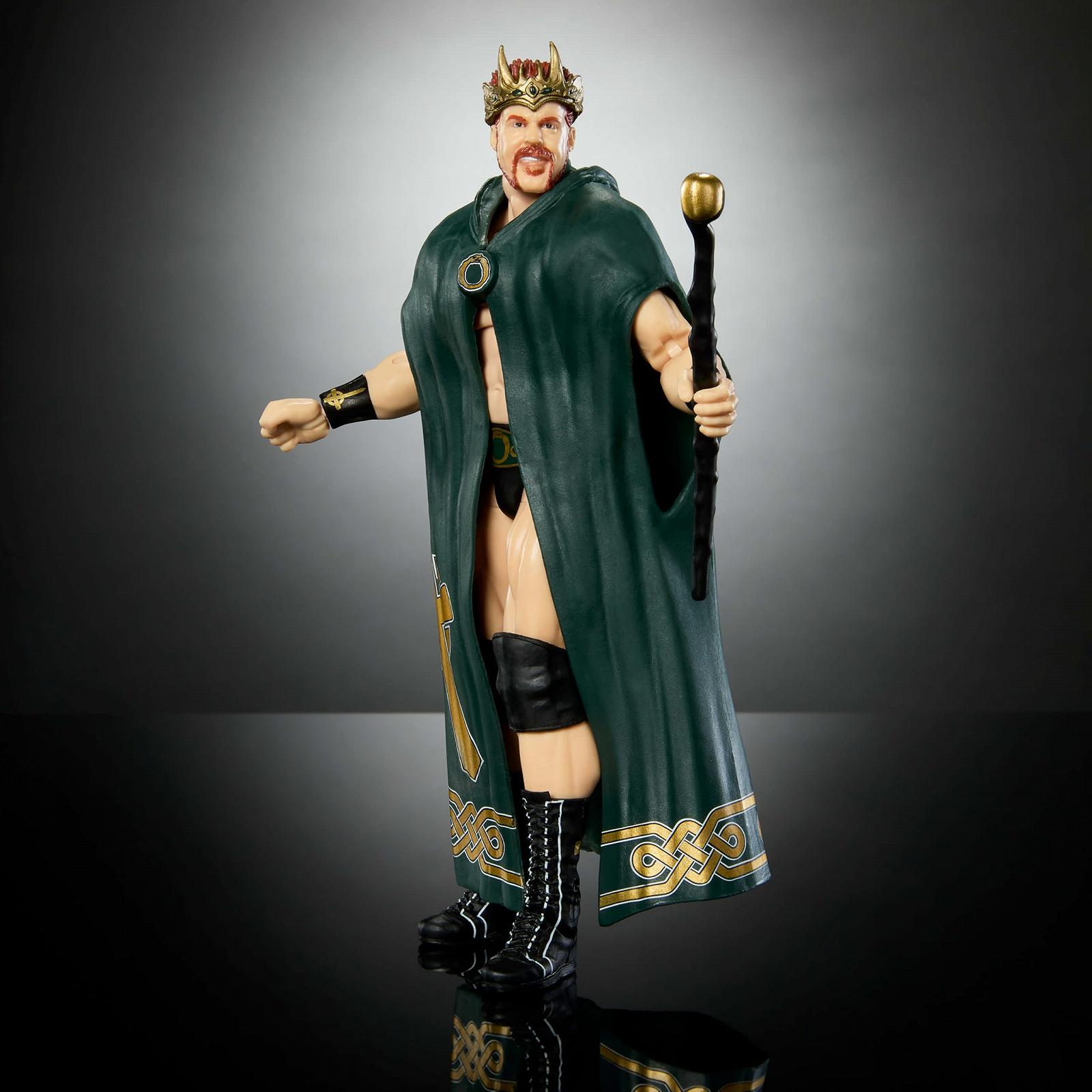 Экшн-фигурка Mattel Elite WWE Greatest Hits 2025 King Sheamus, 6 дюймов, с 25 точками артикуляции и сменными руками, фото №4