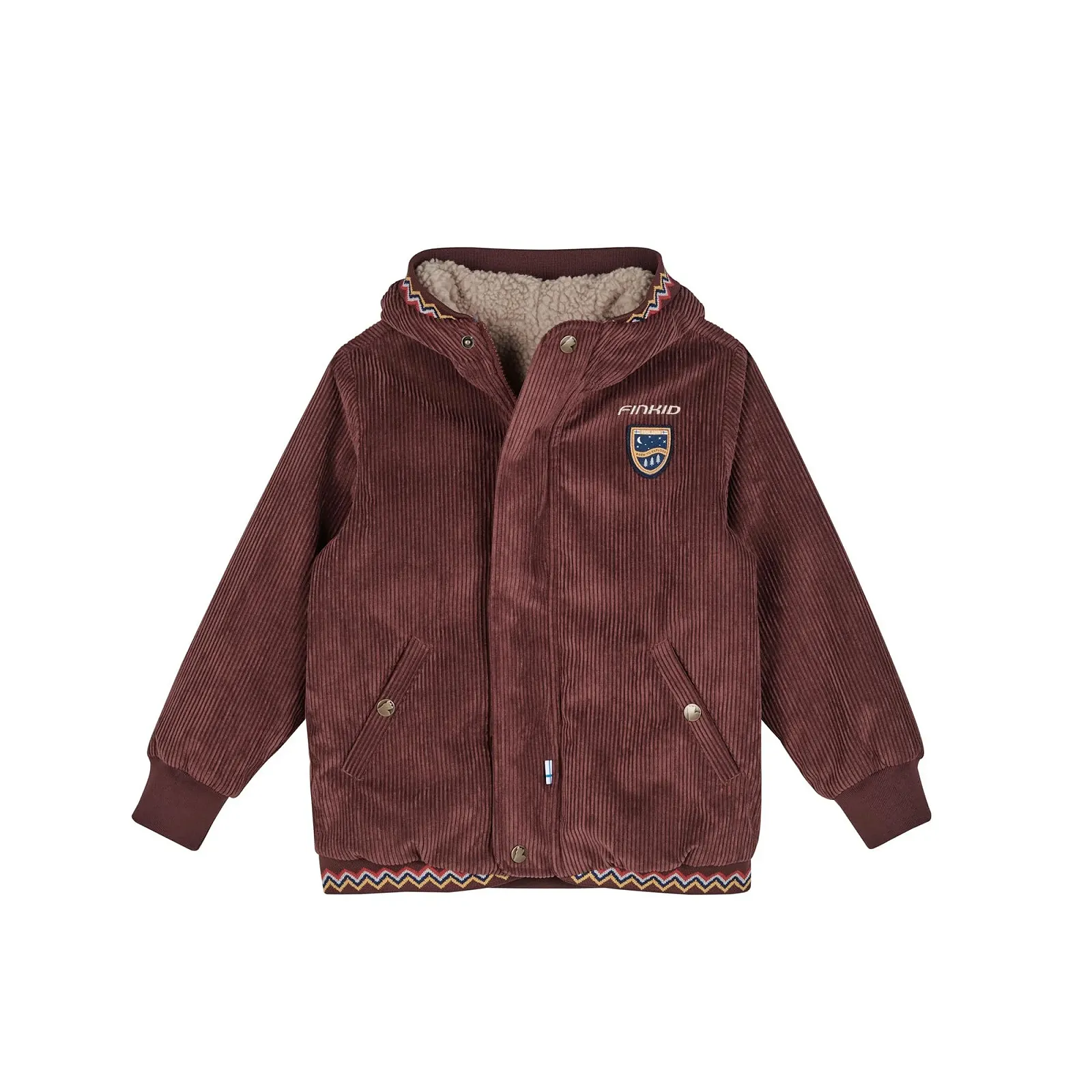 Куртка Finkid Juri Cord Двостороння Водонепроникна Вельветова Куртка з Фінськими Народними Елементами, фото №1