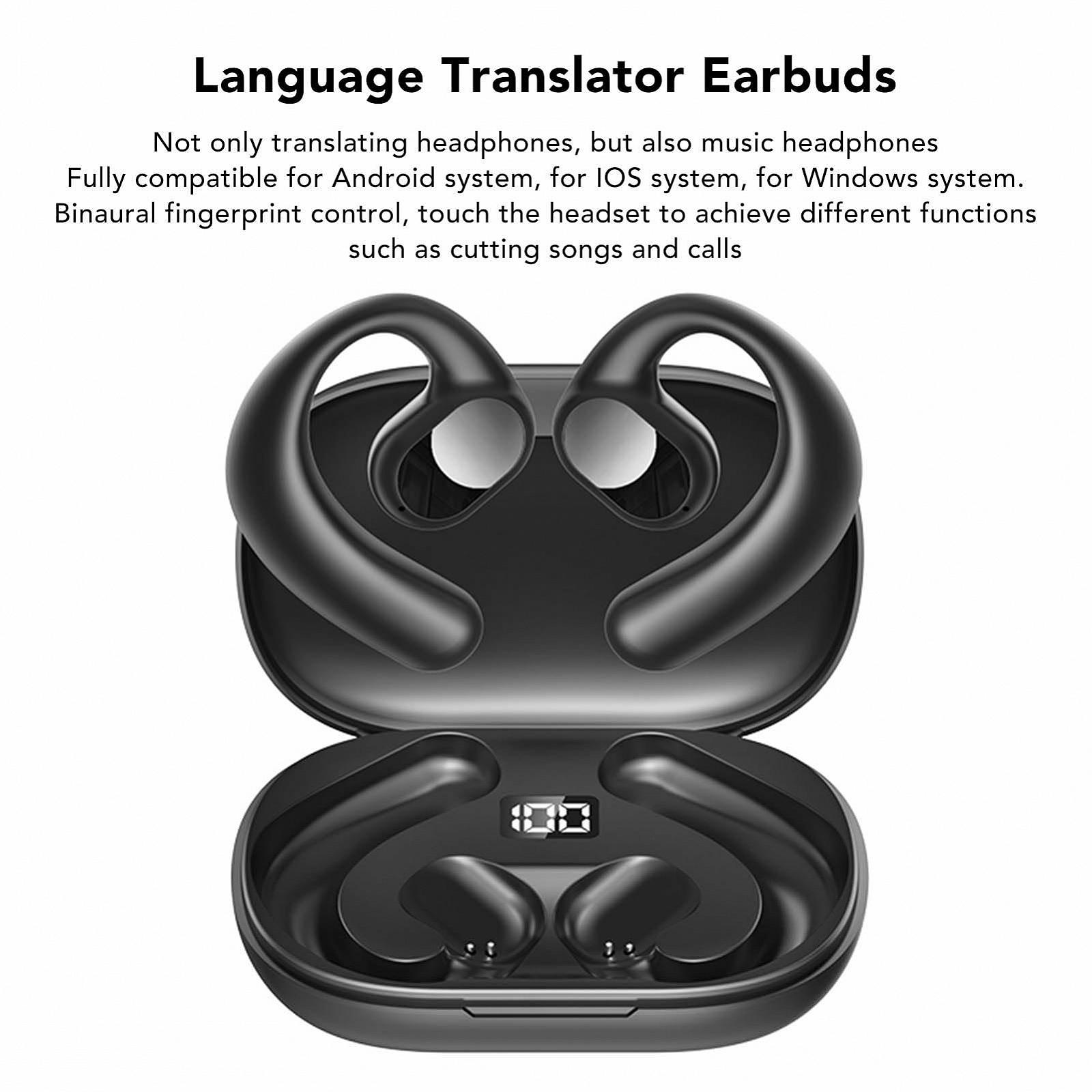 Наушники-переводчики Черный, фото №4