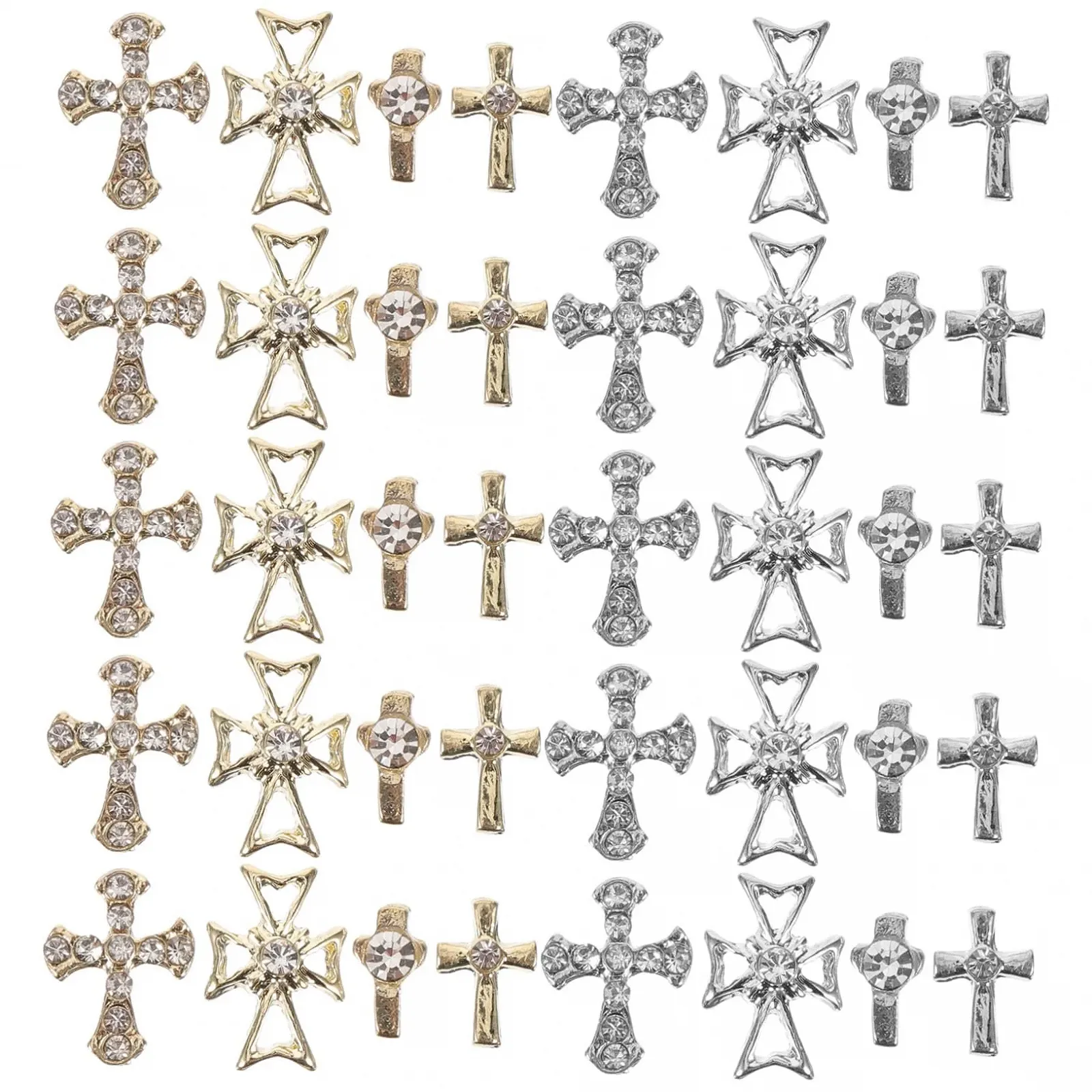 Украшение для ногтей Крестики 400 шт, фото №8