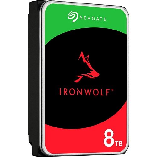 Жесткий диск Seagate IronWolf 8ТБ 5400об/м 202 МБ/с 3.5" SATA III (ST8000VNZ02/ST8000VN002), фото №2