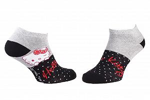 Шкарпетки HELLO KITTY TETE HK + POIS Сірий 35 - 41 - Фото 1